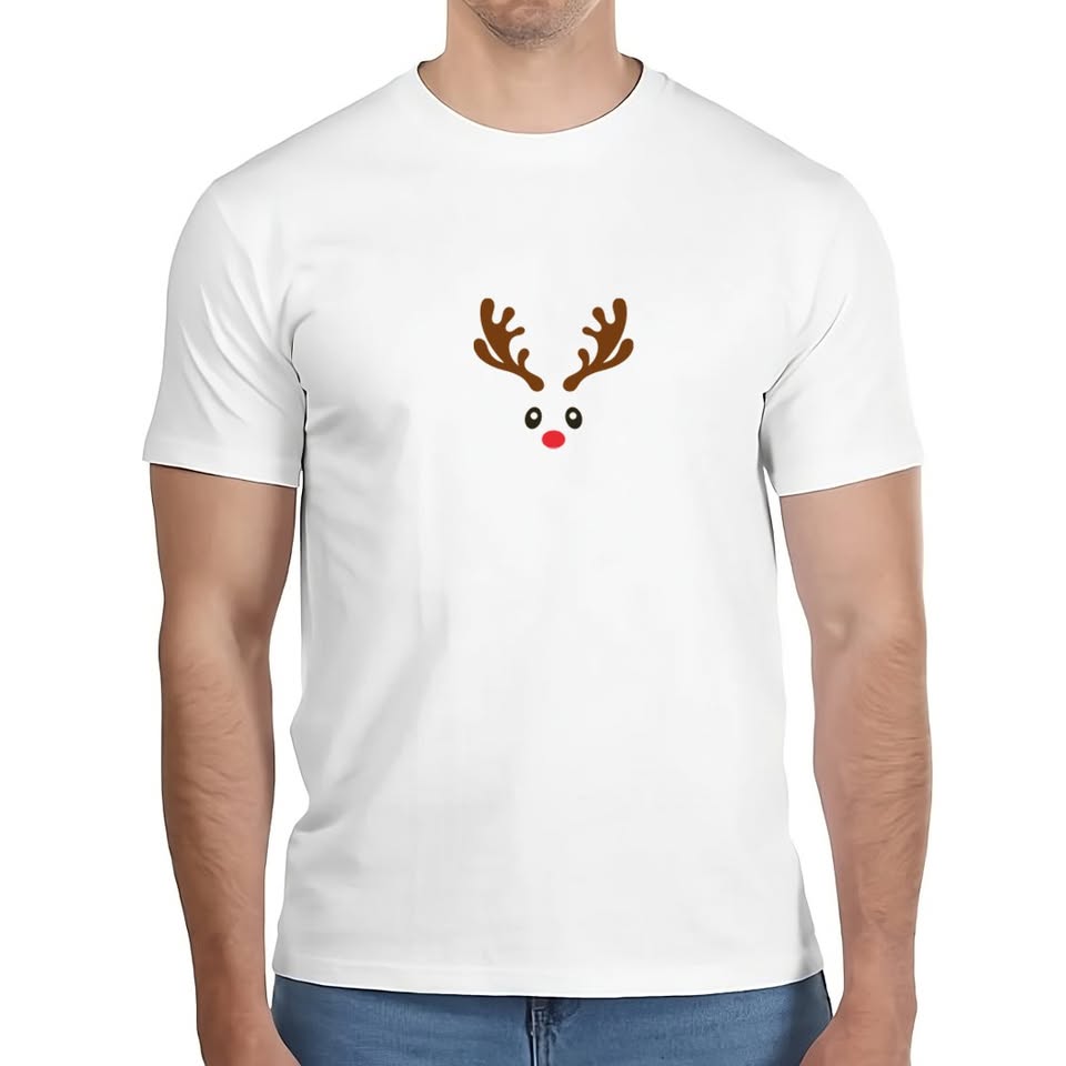 2 Playeras Navideñas en Parejas con nombre