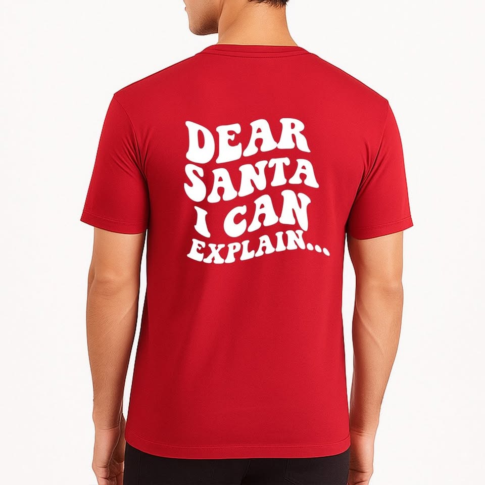 Playera Navideña personalizable